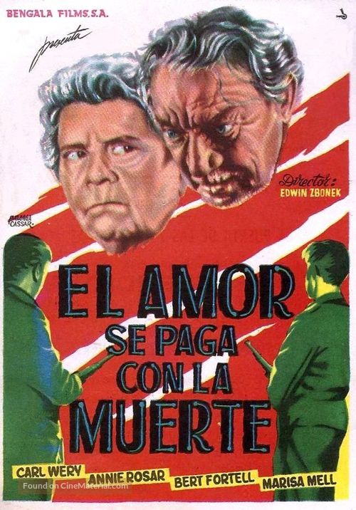 Am Galgen h&auml;ngt die Liebe - Spanish Movie Poster