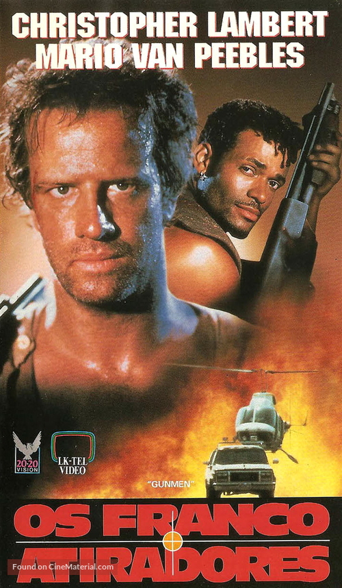 Gunmen - Brazilian VHS movie cover
