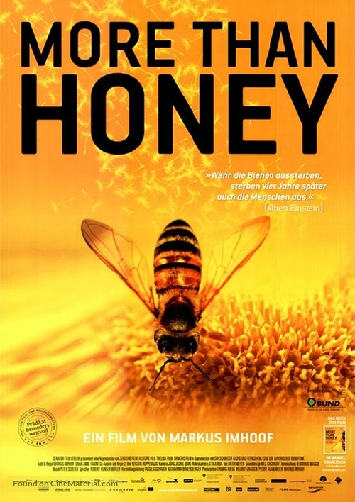 More Than Honey - German Movie Poster