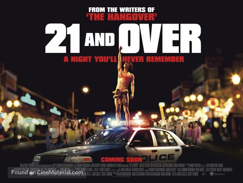 21 and Over - British Movie Poster