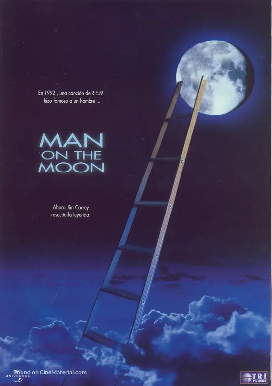 Man On The Moon 1999 Spanish Movie Poster Man On The Moon 1999 Spanish Movie Poster