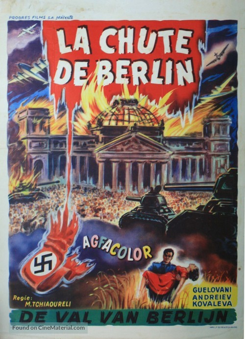 Padeniye Berlina - Belgian Movie Poster