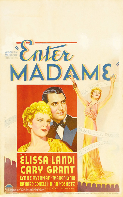 Enter Madame - Movie Poster