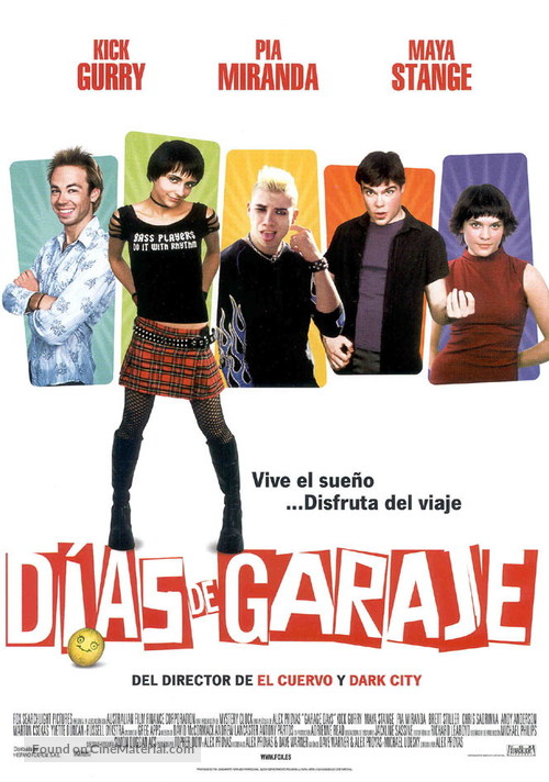 Garage Days - Spanish Movie Poster