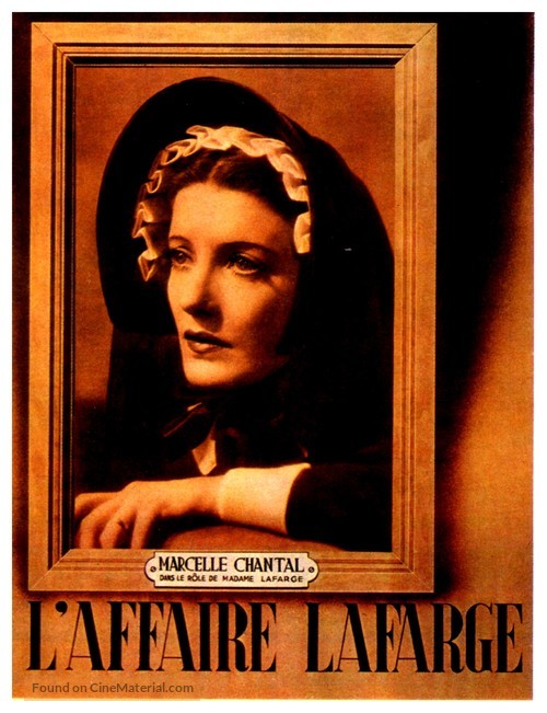 L&#039;affaire Lafarge - French Movie Poster