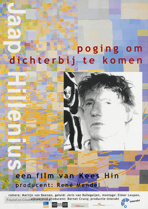 Jaap Hillenius, poging om dichterbij te komen - Dutch Movie Poster