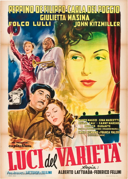 Luci del variet&agrave; - Italian Movie Poster