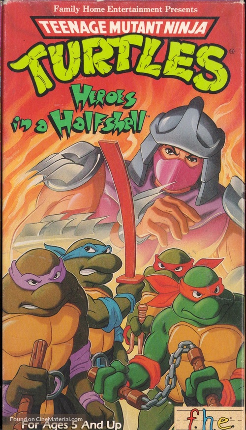 &quot;Teenage Mutant Ninja Turtles&quot; - VHS movie cover