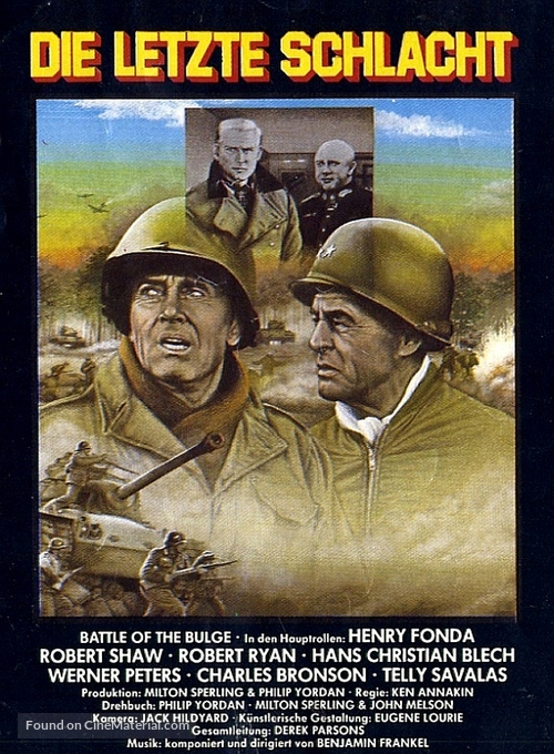 Battle of the Bulge - German Movie Cover