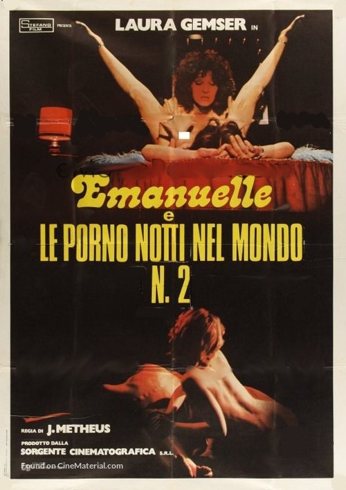 Emanuelle e le porno notti nel mondo n. 2 - Italian Movie Poster