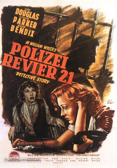 Detective Story - German Movie Poster