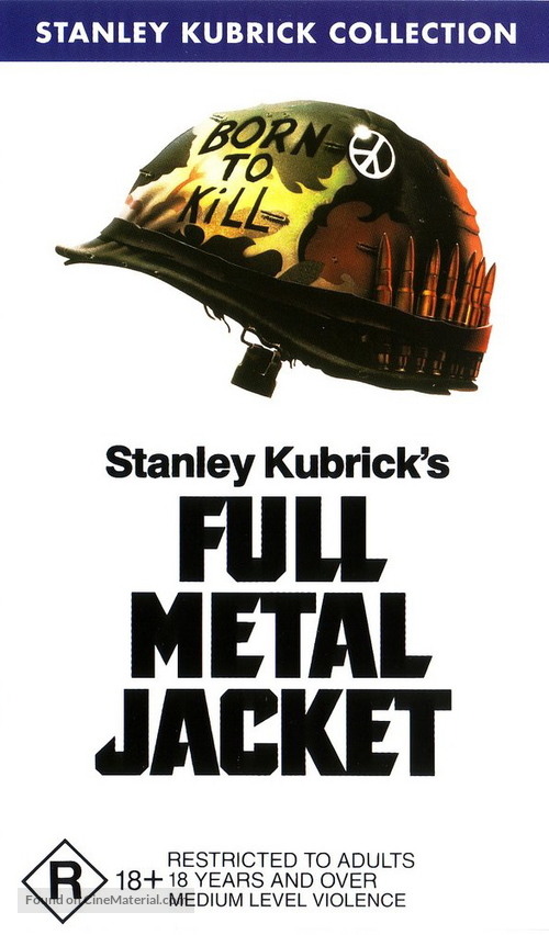 Full Metal Jacket - Australian VHS movie cover