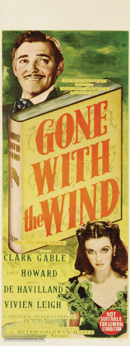 Gone with the Wind - Australian Movie Poster
