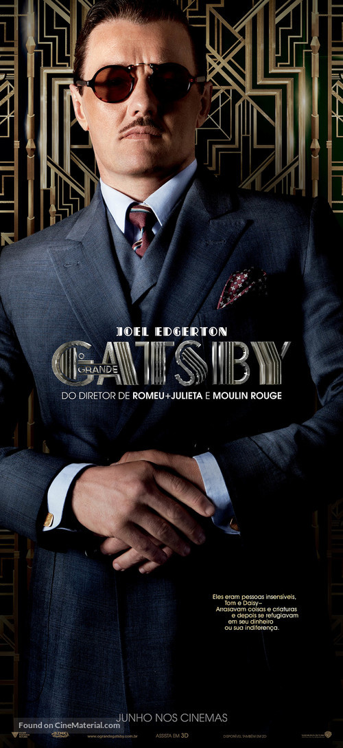 The Great Gatsby - Brazilian Movie Poster