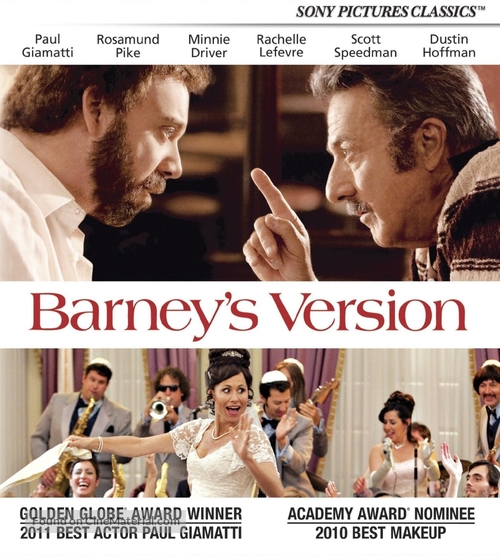 Barney&#039;s Version - Blu-Ray movie cover