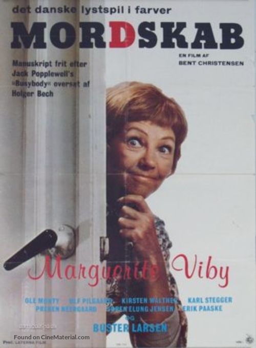 Mordskab - Danish Movie Poster