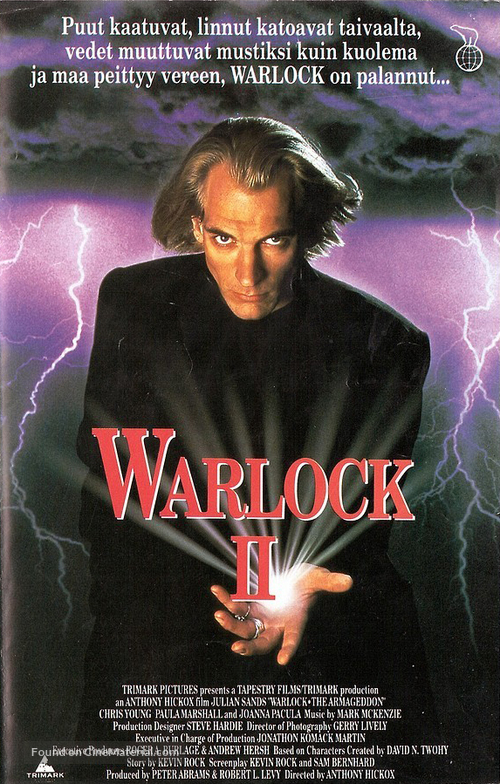 Warlock: The Armageddon - Finnish VHS movie cover