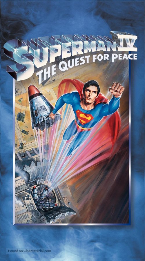 Superman IV: The Quest for Peace - VHS movie cover