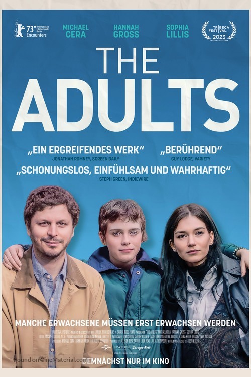 The Adults - German Movie Poster