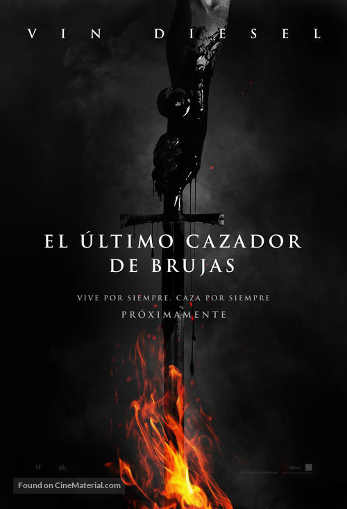 The Last Witch Hunter - Chilean Movie Poster