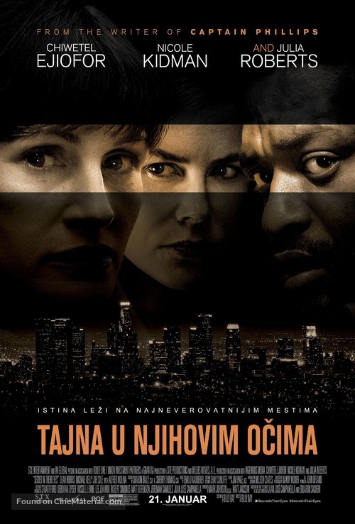 Secret in Their Eyes - Serbian Movie Poster