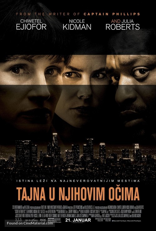 Secret in Their Eyes - Serbian Movie Poster