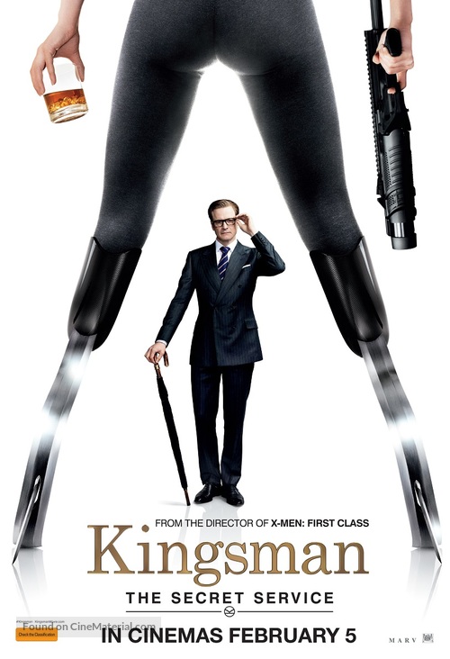 Kingsman: The Secret Service - Australian Movie Poster