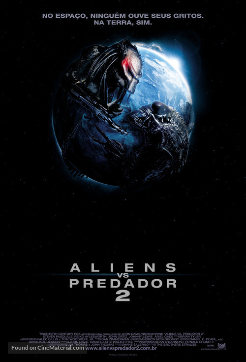 AVPR: Aliens vs Predator - Requiem - Brazilian Movie Poster