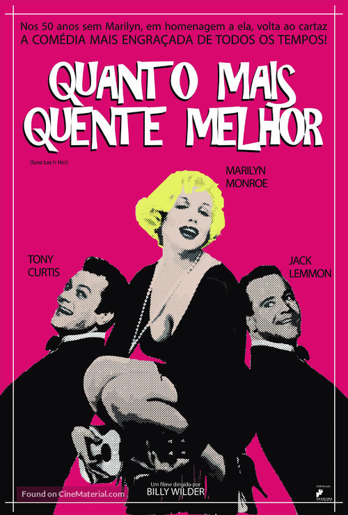 Some Like It Hot - Brazilian Movie Poster