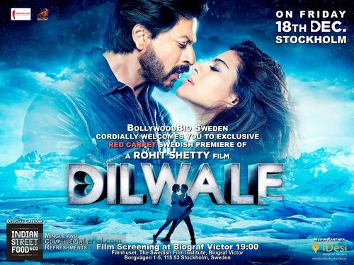 Dilwale - Swedish Movie Poster