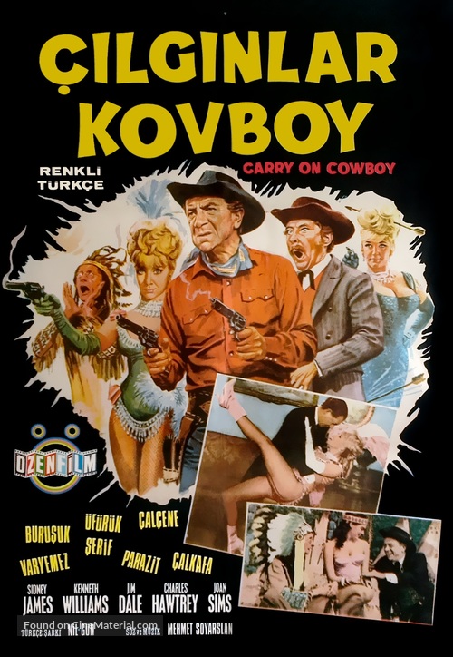 Carry on Cowboy - Turkish Movie Poster