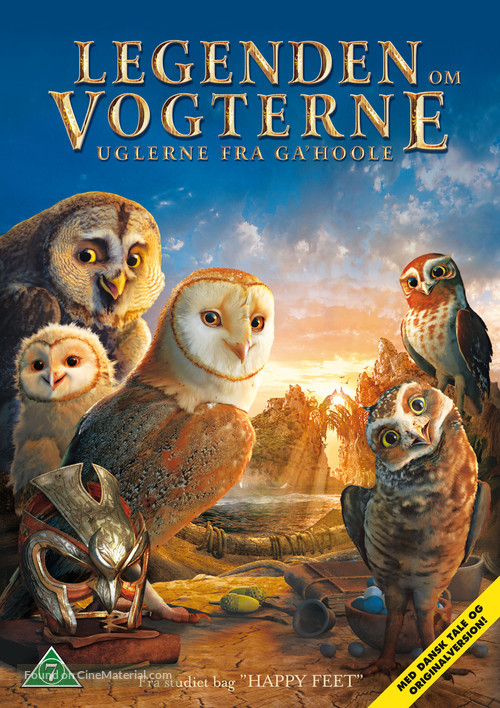 Legend of the Guardians: The Owls of Ga&#039;Hoole - Danish Movie Cover