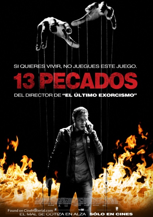 13 Sins - Argentinian Movie Poster
