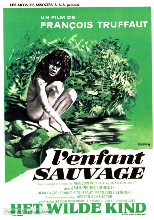 L&#039;enfant sauvage - Belgian Movie Poster