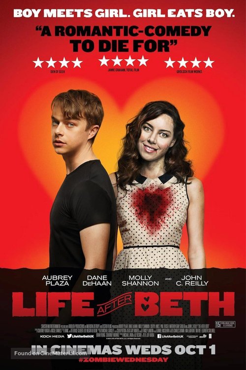 Life After Beth - British Movie Poster