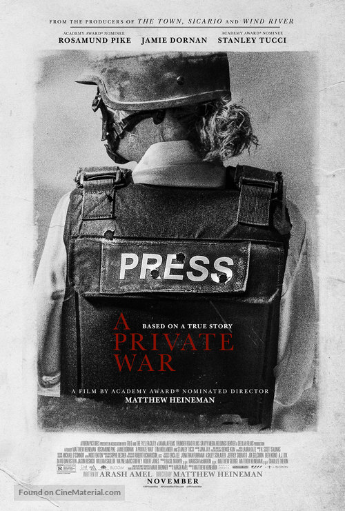 A Private War - Movie Poster