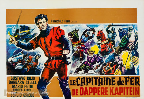 Il capitano di ferro - Belgian Movie Poster
