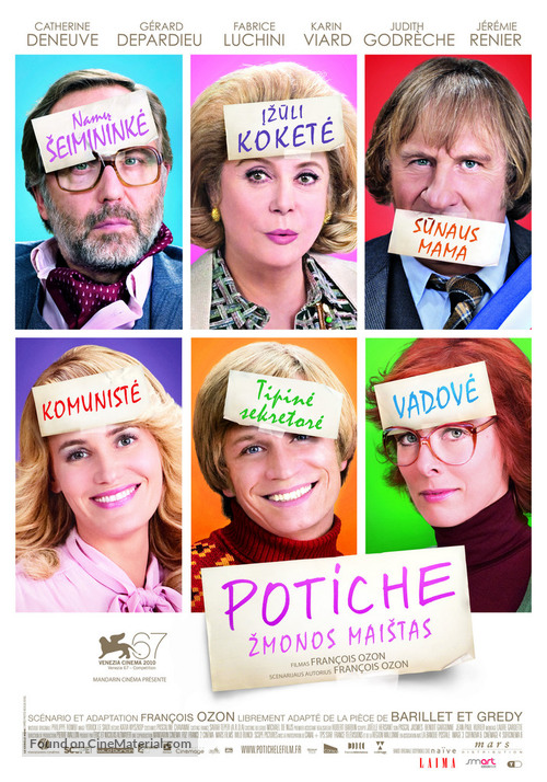 Potiche - Lithuanian Movie Poster