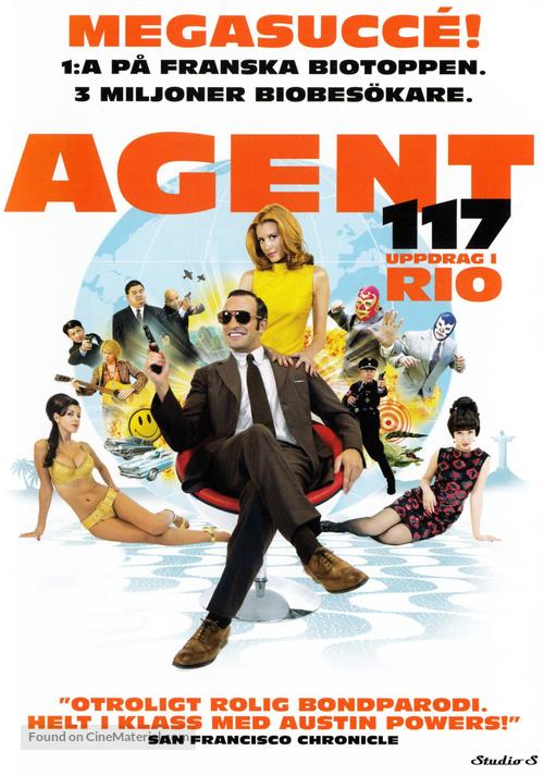 OSS 117: Rio ne repond plus - Swedish DVD movie cover