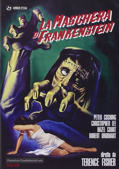 The Curse of Frankenstein - Italian DVD movie cover