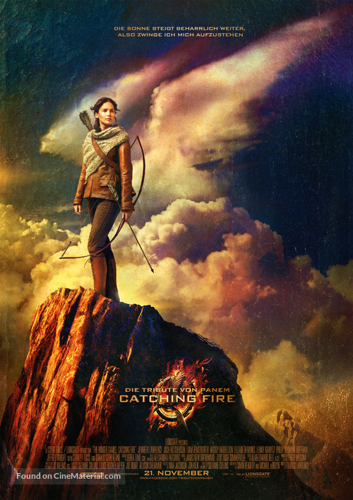 The Hunger Games: Catching Fire - German Movie Poster