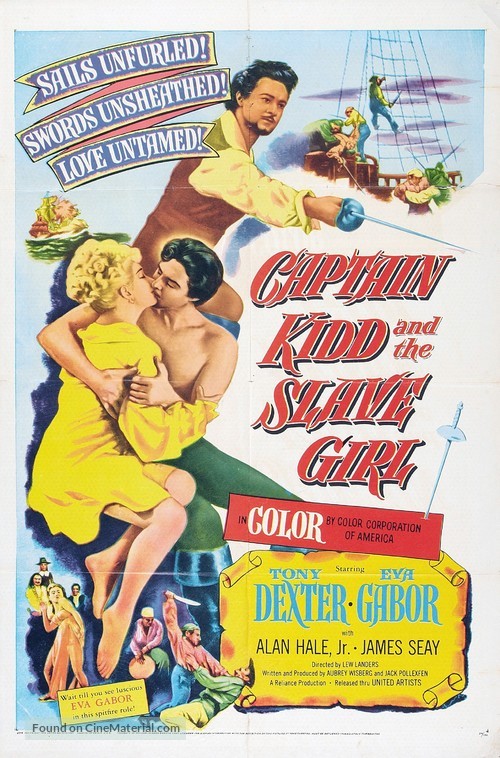 Captain Kidd and the Slave Girl - Movie Poster