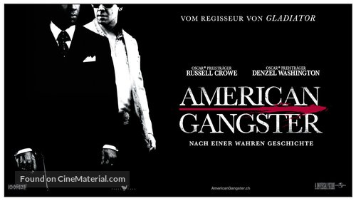 American Gangster - German Movie Poster
