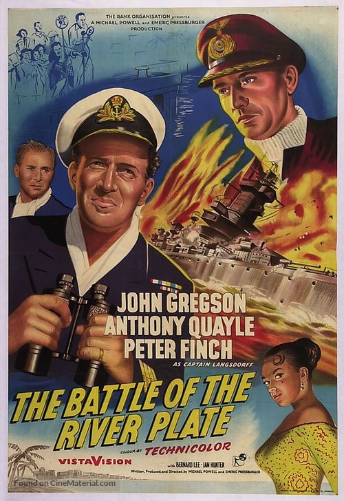 The Battle of the River Plate - British Movie Poster