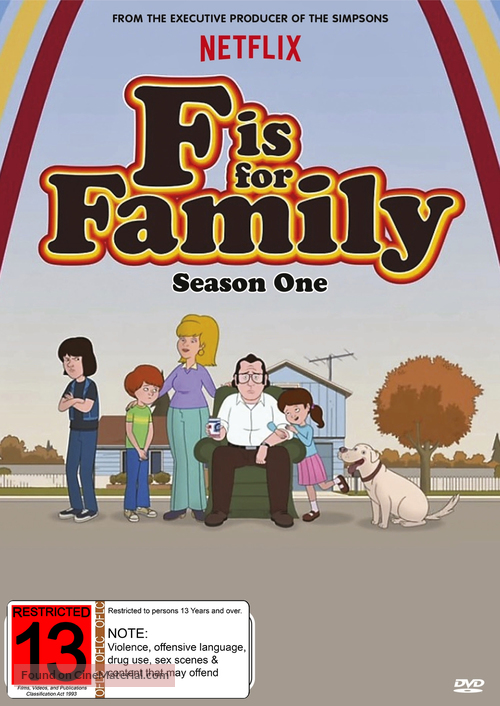 &quot;F is for Family&quot; - New Zealand DVD movie cover
