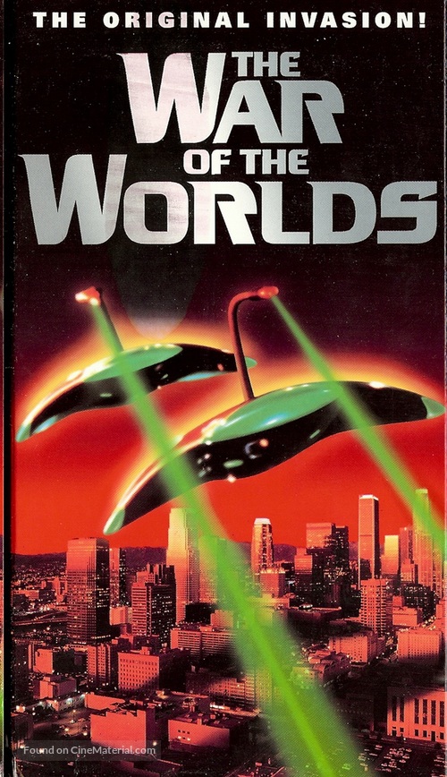 The War of the Worlds - VHS movie cover