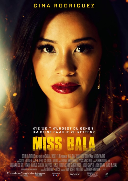 Miss Bala - German Movie Poster