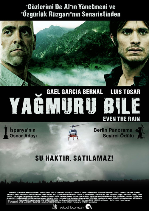 Tambi&eacute;n la lluvia - Turkish Movie Poster