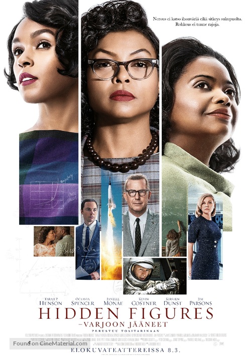 Hidden Figures - Finnish Movie Poster