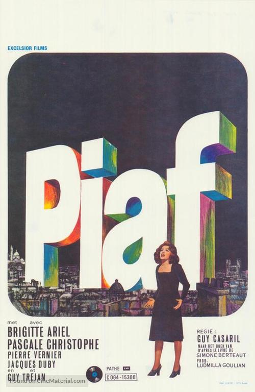 Piaf - Belgian Movie Poster